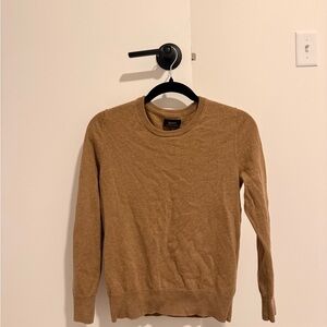 Quince Women's Crewneck Sweater in Tan